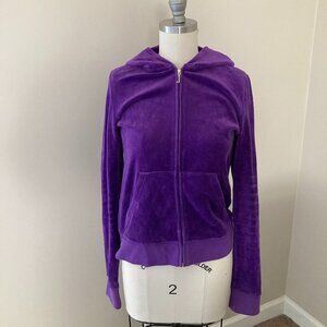 Juicy Couture - Women's OG Big Bling Velour Hoodie with Pockets